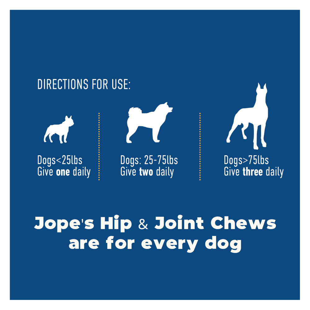 Jope Hip Joint Dog Chews 60 Count