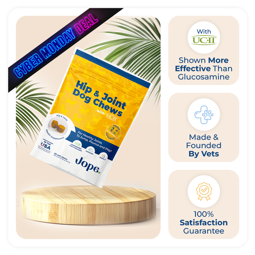 Jope Hip & Joint Dog Chews with UC-II collagen Cyber Monday Deal
