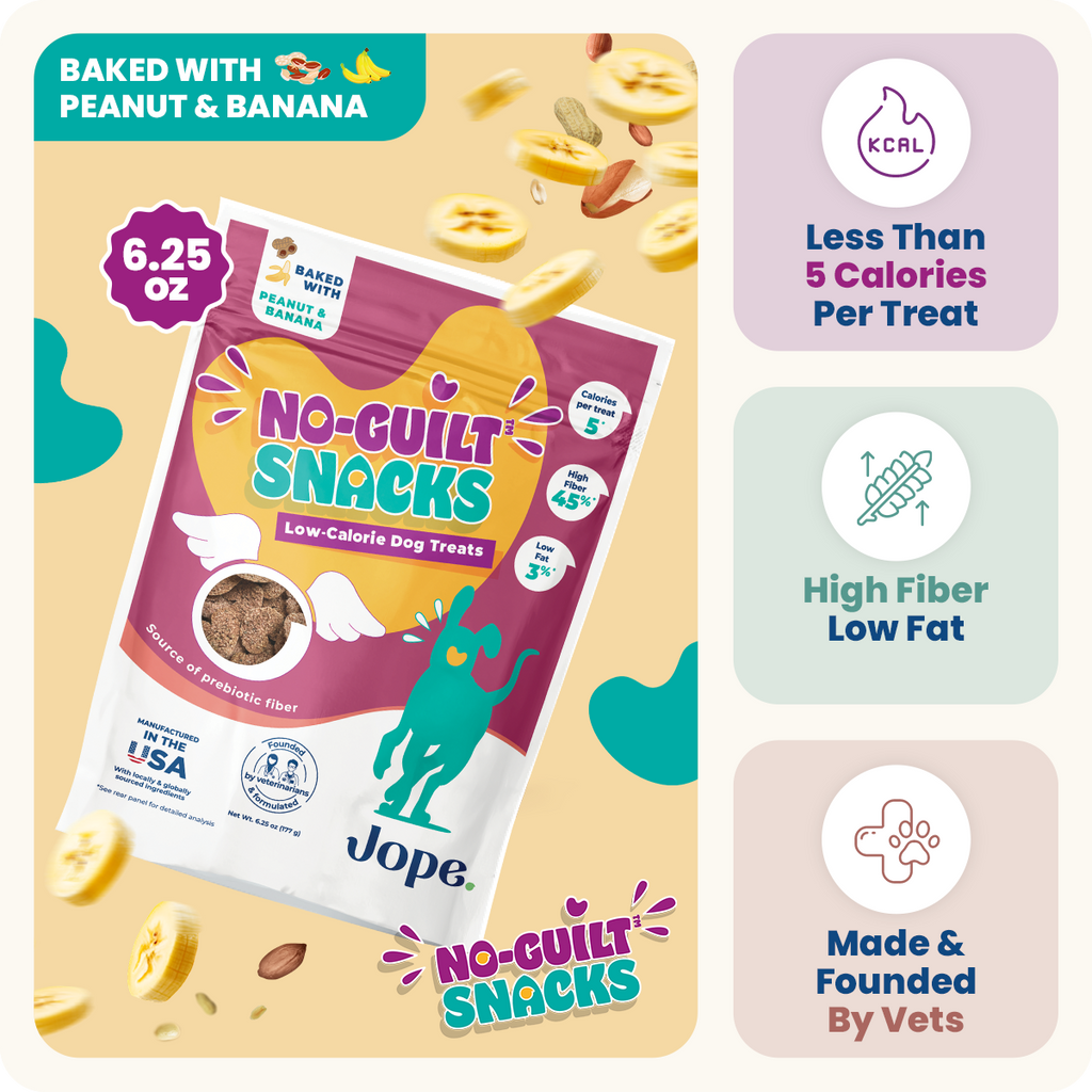 No-Guilt™ Snacks - Low-Calorie Dog Treats - Peanut & Banana